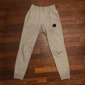 Champion Reverse Weave Gray Joggers Sweatpants